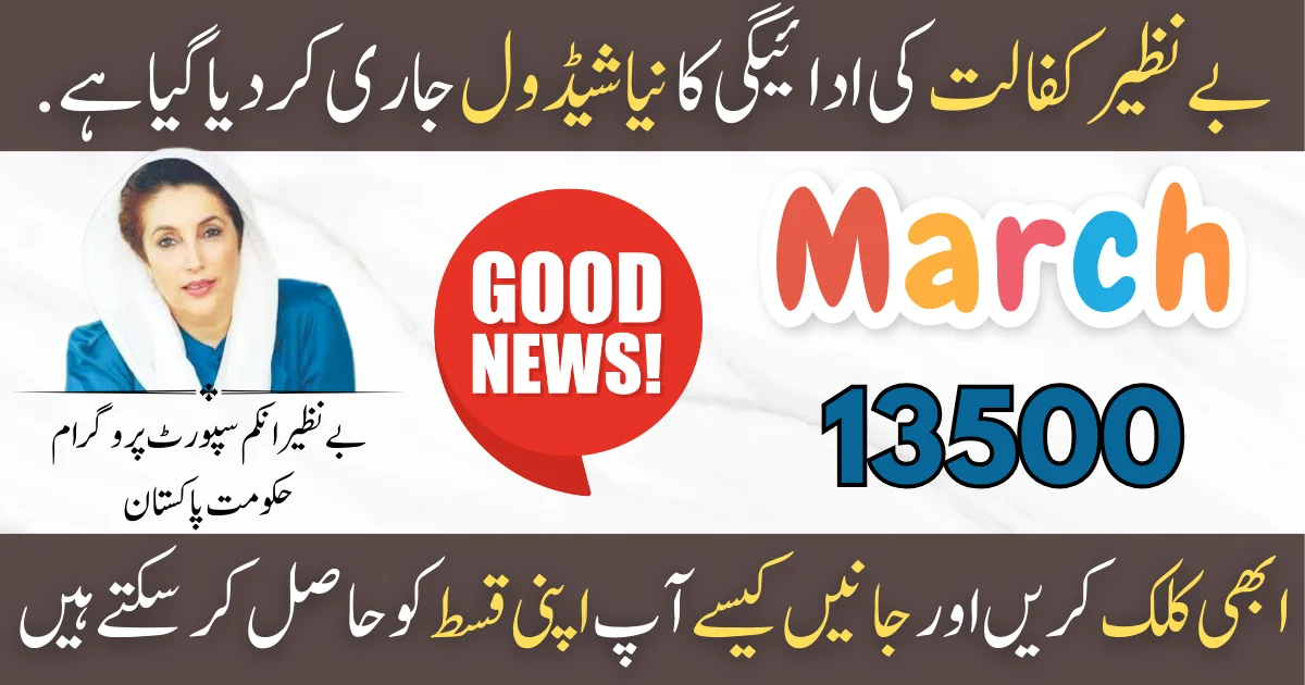 BISP 8171 Check March 2025 Payment Update Via Online & Offline